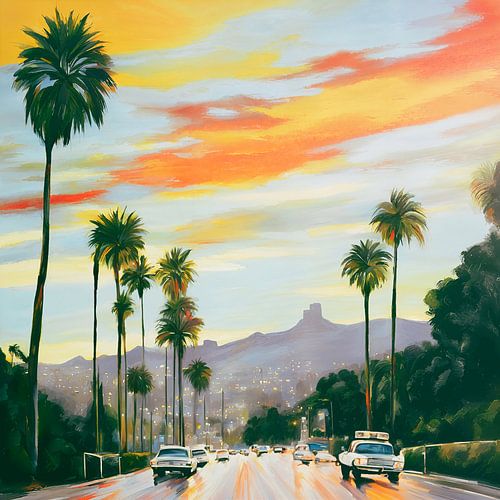 Hidden Hills luxe Schilderij