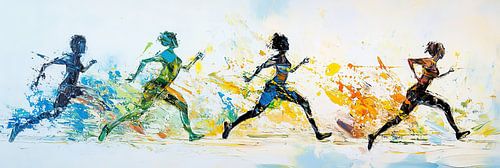 Moving People in Colour by Art Whims