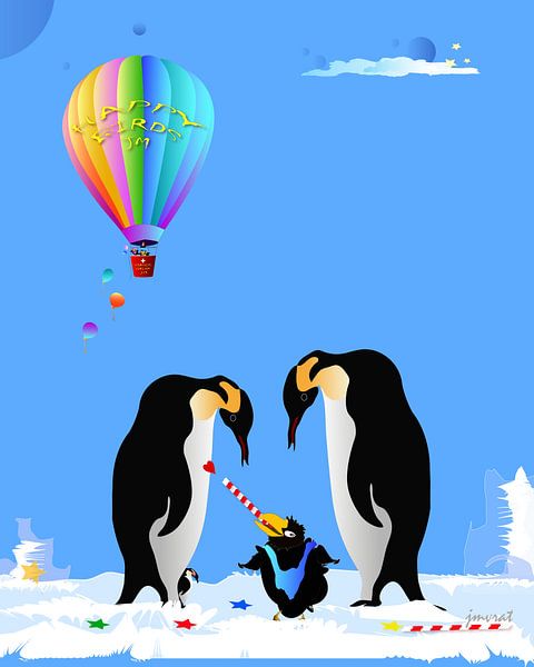 Happy Birds JM0038 by Johannes Murat
