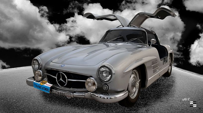 1955 Mercedes-Benz 300 SL 'Sportabteilung' Gullwing (W198) by aRi F. Huber