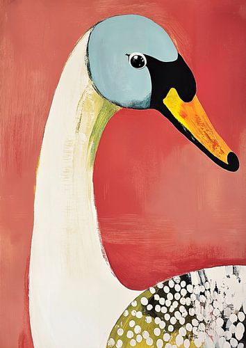 Oiseau avec bec jaune