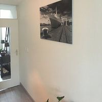 Photo de nos clients: SS Rotterdam noir / blanc par Anton de Zeeuw, sur toile