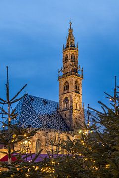 La cathédrale de Bolzano pendant l'Avent sur Melanie Viola