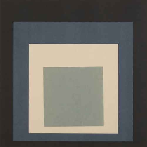 Josef Albers - Hommage an das Quadrat, beige, grau, schwarz, High Resolution