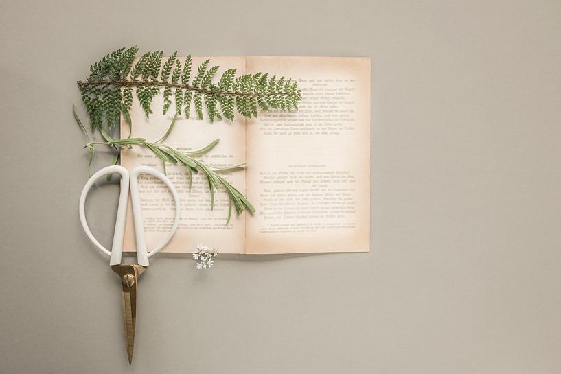 Botanische flatlay, botanical layflat van Corrine Ponsen