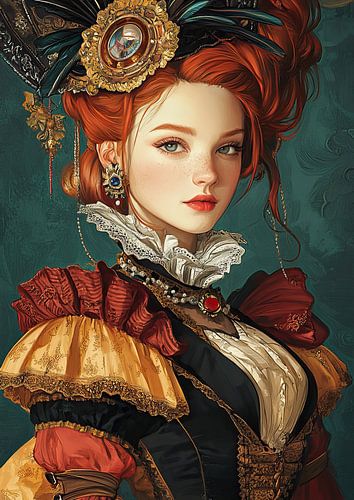 Rokoko-Pracht | Rokoko-Frau