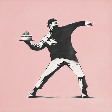 Stencil-style: The Cake Uprising van PixelMint.