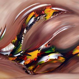 Abstract van Gena Theheartofart