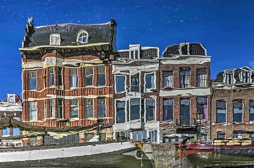 Reflectification in Voorhaven, Delfshaven