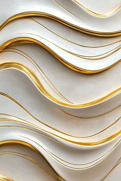 luxurious golden lines by johan saifudin