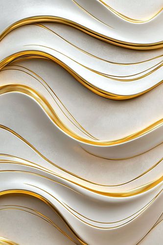 luxueuze gouden lijnen