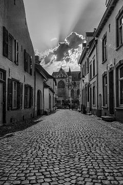 Black/White,Afternoon, Thorn, Limburg,The Netherlands van Maarten Kost