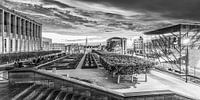 Panorama Kunstberg in Brussel - monochroom