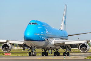 KLM Boeing 747-400M combi Stadt Vancouver.