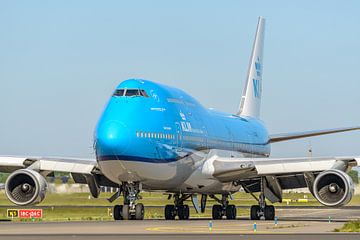 KLM Boeing 747-400M combi Stadt Vancouver. von Jaap van den Berg