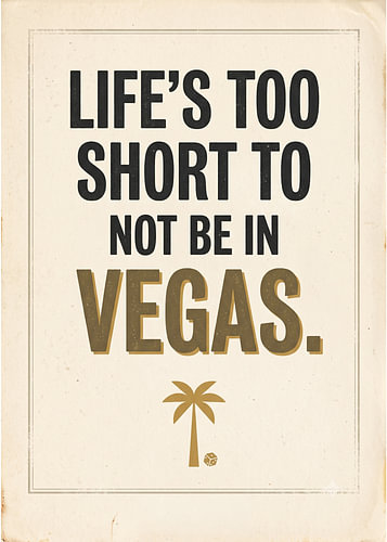 Vintage Typografie Poster 