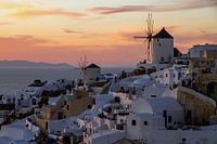 Oia in avondlicht