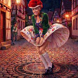 Marielyn dans la Forêt-Noire 2.0 – Une parodie pop art badoise sur Ingo Laue