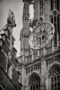 Horloge de la cathédrale d'Anvers sur Rob Boon