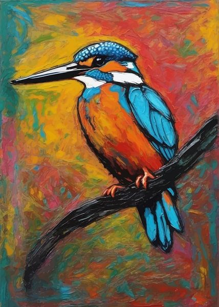 Kingfisher Bird by MIROKKU