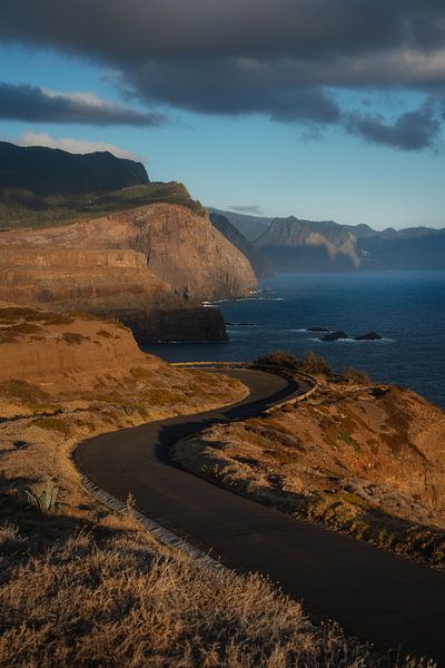 Winding road of Madeira by Martin Podt
