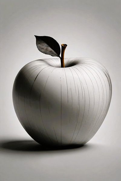 Gestileerde Appel met Golvende Lijnen van Art & Soul Creations