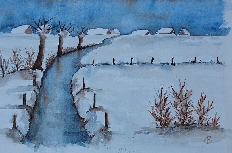 Serene Winterland by Anja Zinken Bertens