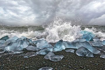 IJsland, Diamond Beach. van Tilly Meijer