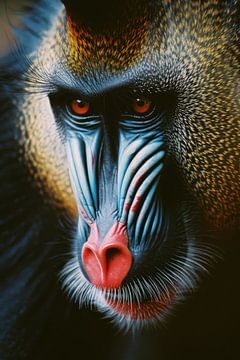 Mandril van Poster Art Shop