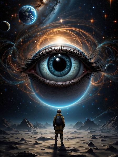 Eye Seeing Space by Rizal Azhari