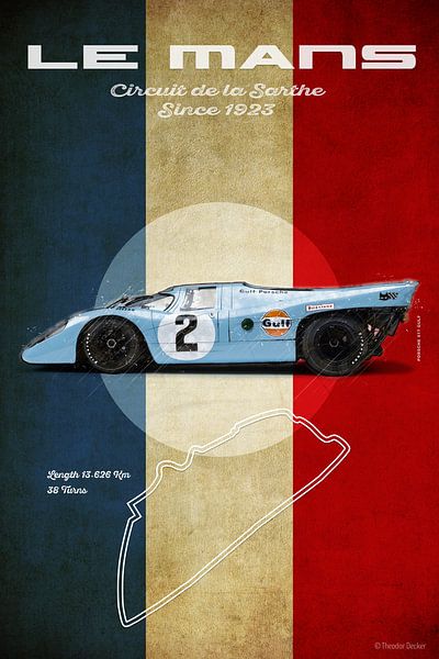 Le Mans Vintage 917 van Theodor Decker