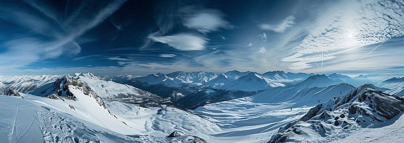Winterlandschaft von fernlichtsicht