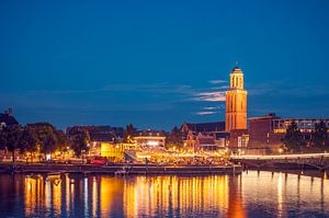 Sommerabend in Zwolle am Zwarte Water