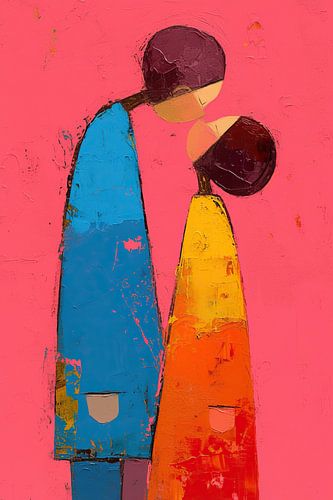 Verbindung in farbenfroher Einsamkeit