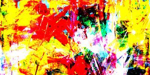 abstract schilderij compositie G11 van lee eggstein