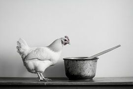 Chicken cooking by Poster Art Shop