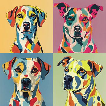 Pop Dogs Quartet van Arjen Roos