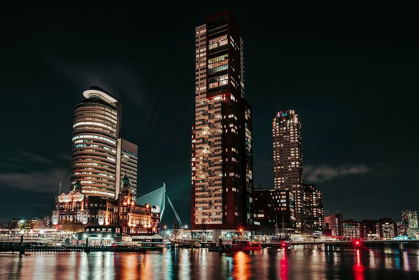 Rotterdamer Nacht - Kop van Zuid von Jordy Brada