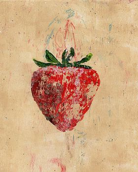 Bruised — Mixed Media Art | Strawberry