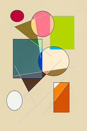 Compositions suprématistes sur Dietmar Meinhardt