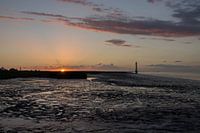 Sunset - Wadden Sea North Sea