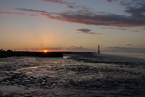 Sonnenuntergang - Wattenmeer Nordsee