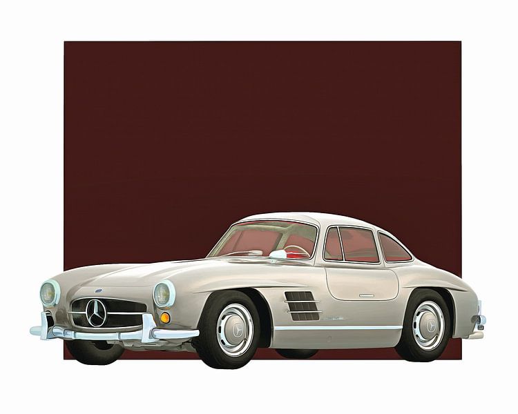 Oldtimer – Mercedes 300SL Gullwings 1964 von Jan Keteleer