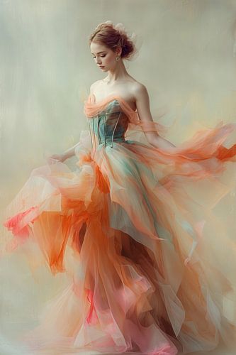Coral Tulle no. 1