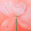 Pink Flower van Rita Tielemans Kunst