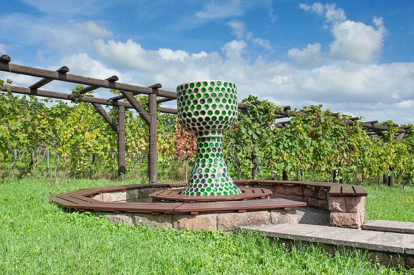 Rest at the vineyard by Peter Eckert