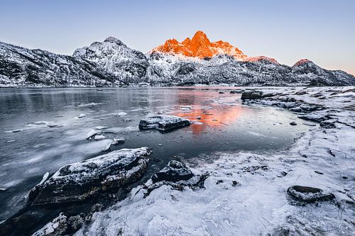 Bevroren Fjord - Vetserålen, Noorwegen