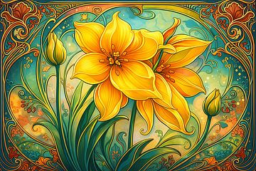 Tulpen Jugendstil