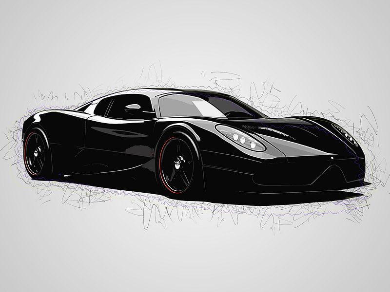 Ultra Balck Sportwagen von Rizal Azhari
