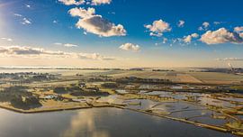 Wasserfläche über Heerhugowaard von Menno Schaefer
